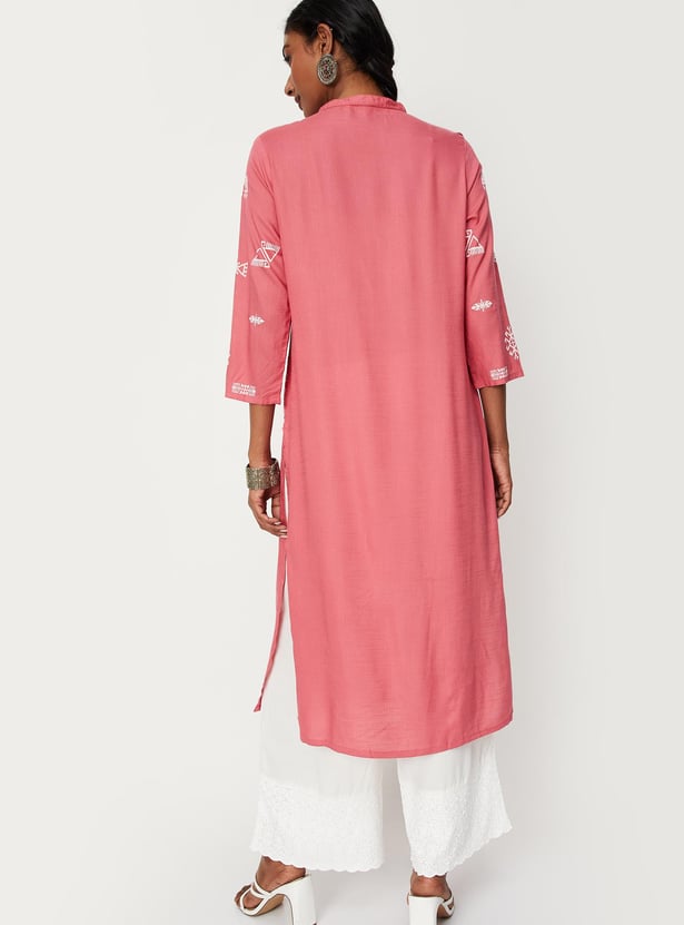Women Printed Straight Kurta