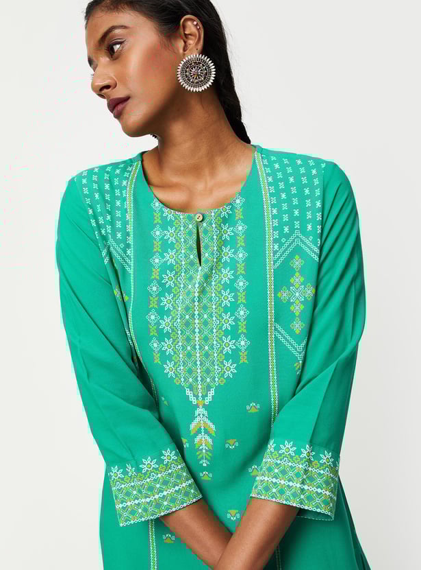 Women Printed Kurta with Pocket