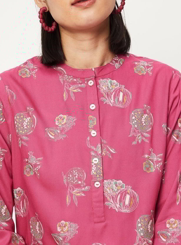 Women Printed Kurta with Pocket