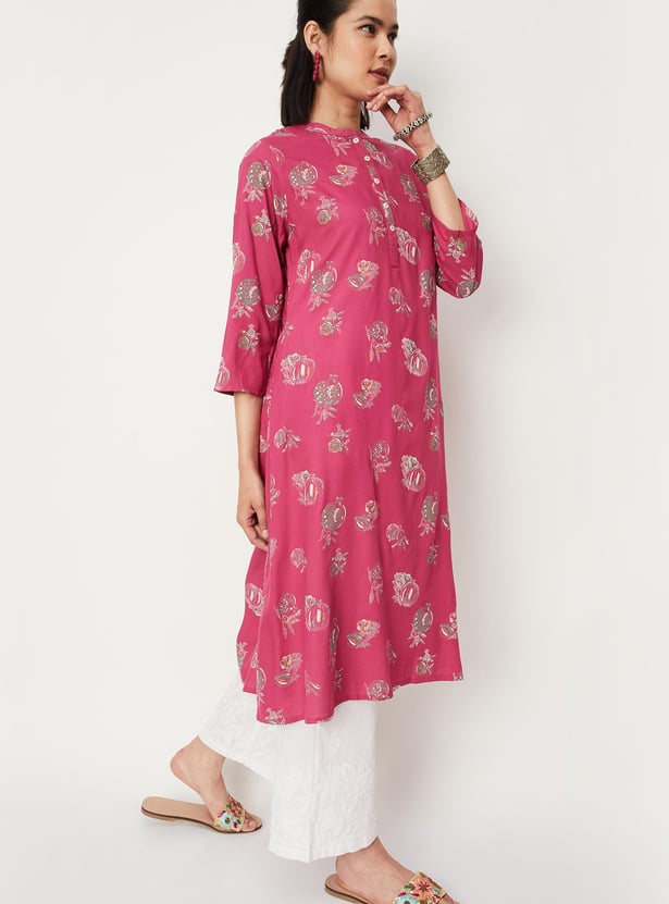 Women Printed Kurta with Pocket