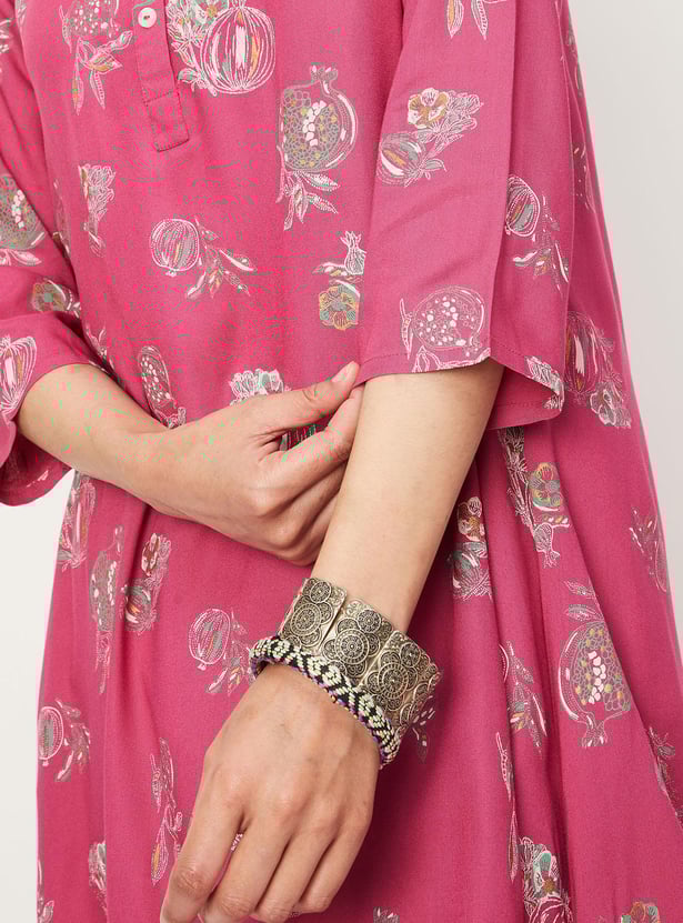 Women Printed Kurta with Pocket