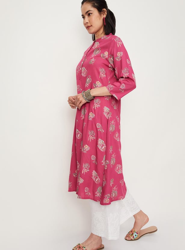 Women Printed Kurta with Pocket