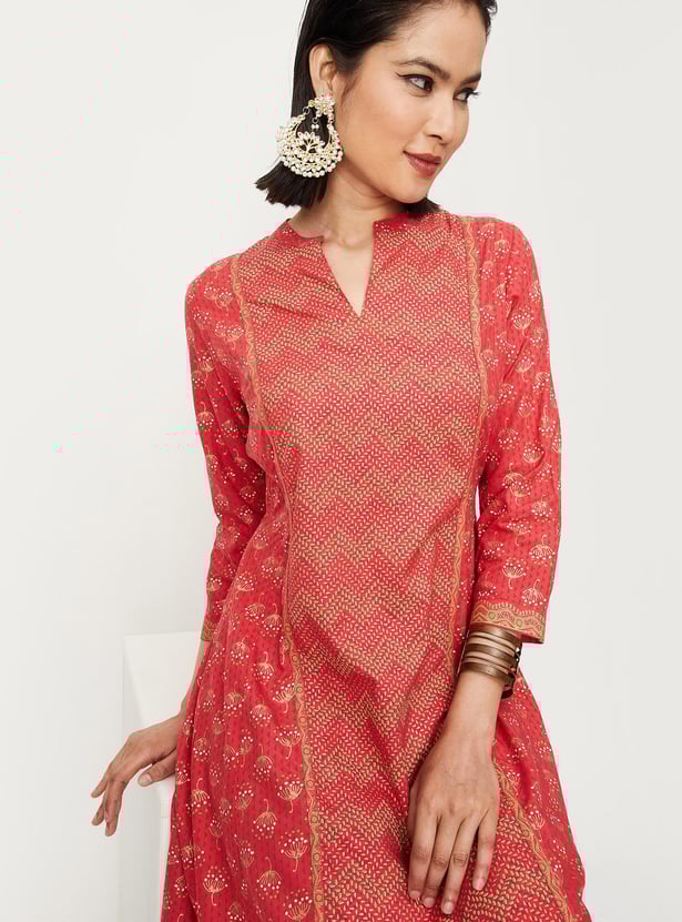 Women Printed A-line Kurta