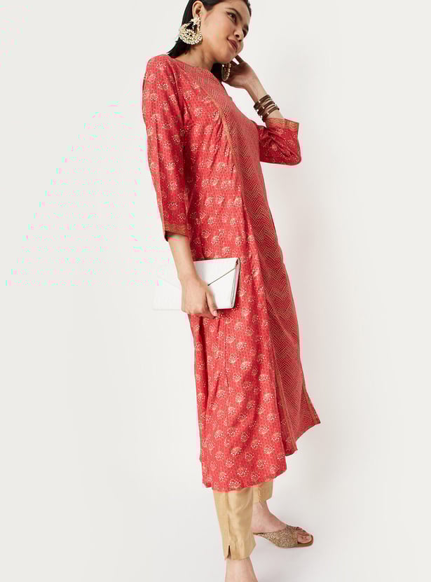 Women Printed A-line Kurta