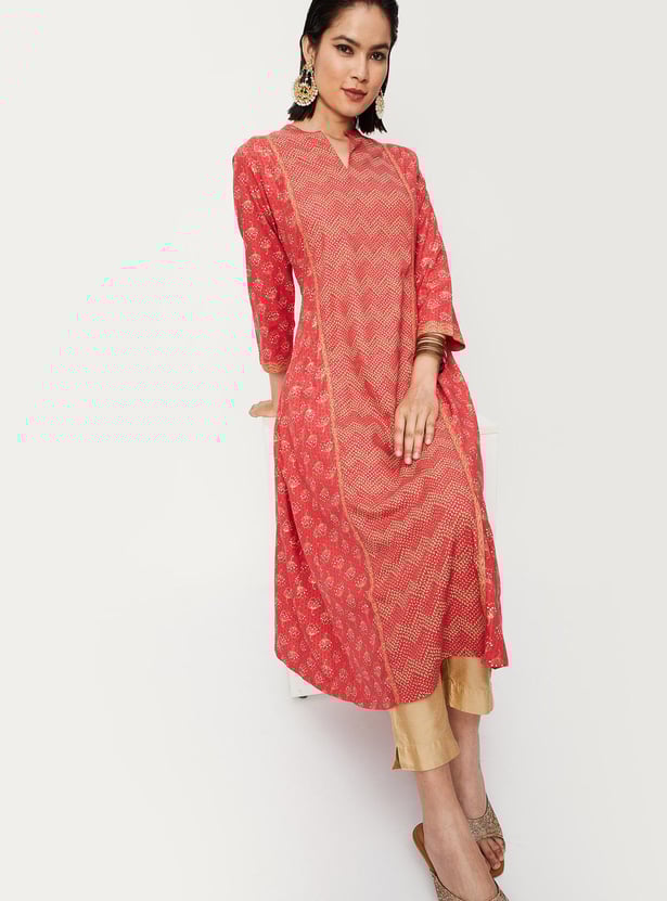 Women Printed A-line Kurta