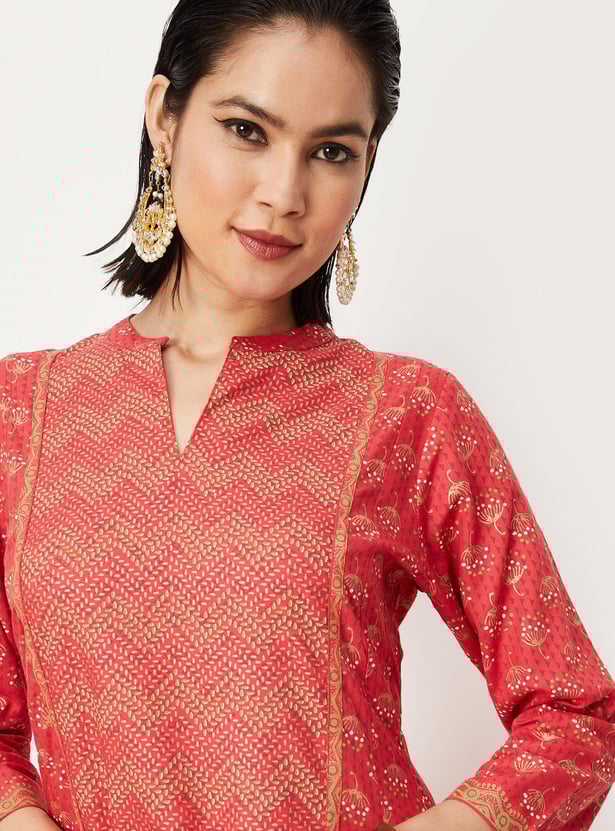 Women Printed A-line Kurta