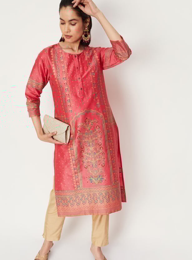 Women Printed Kurta with Pocket