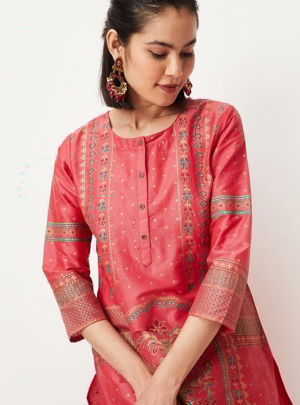 Women Printed Kurta with Pocket