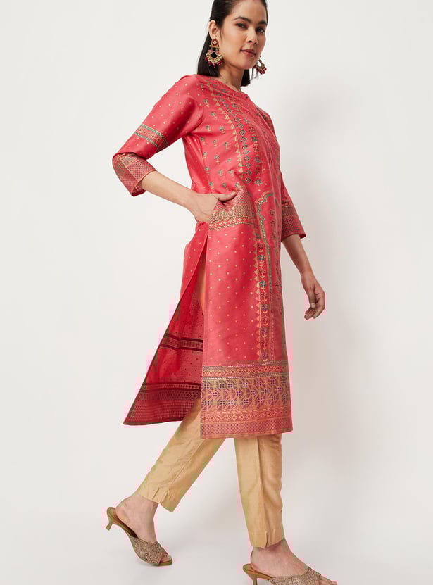 Women Printed Kurta with Pocket