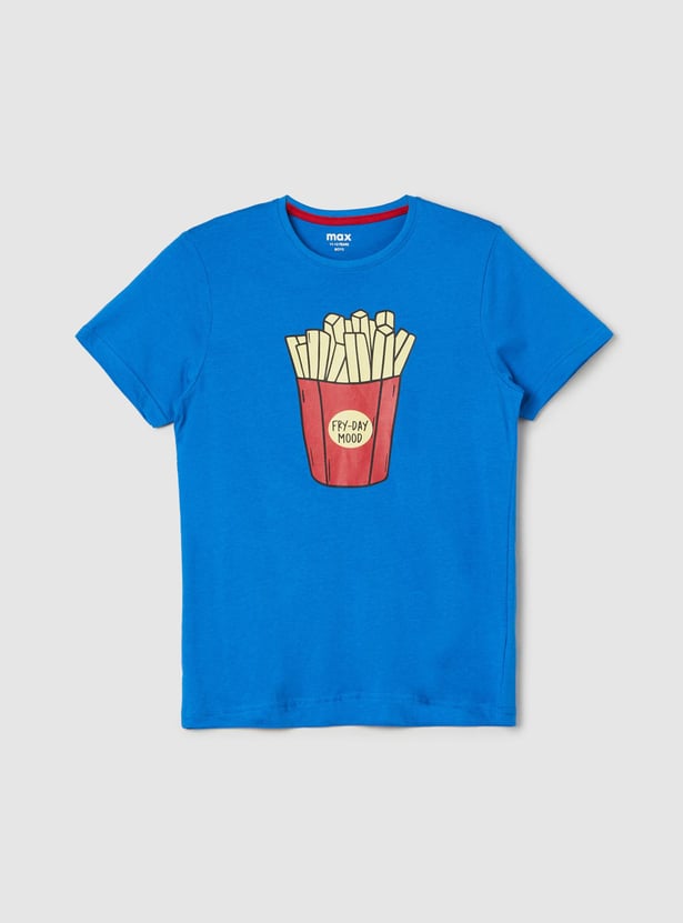 Boys Knit Graphic T-shirt