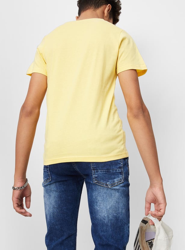 Boys Crew Neck Graphic T-shirt