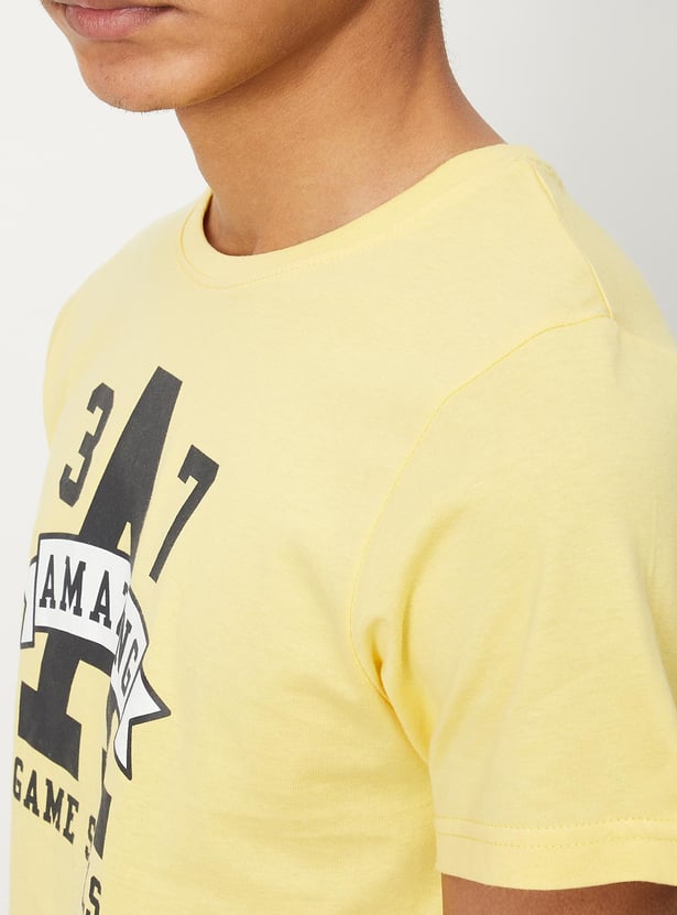 Boys Crew Neck Graphic T-shirt