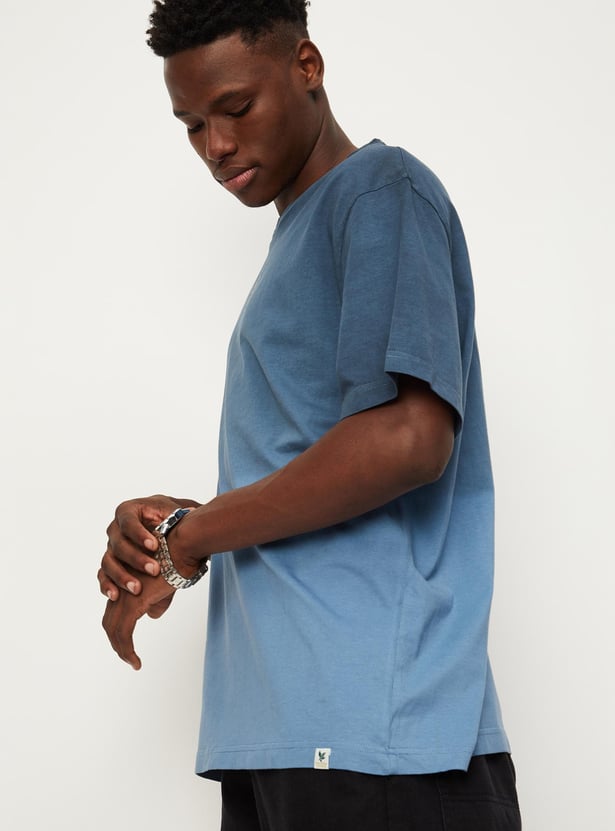 Men Dip Dye Oversized T-shirt