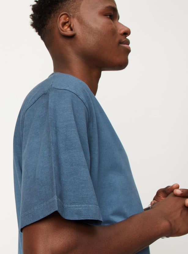 Men Dip Dye Oversized T-shirt