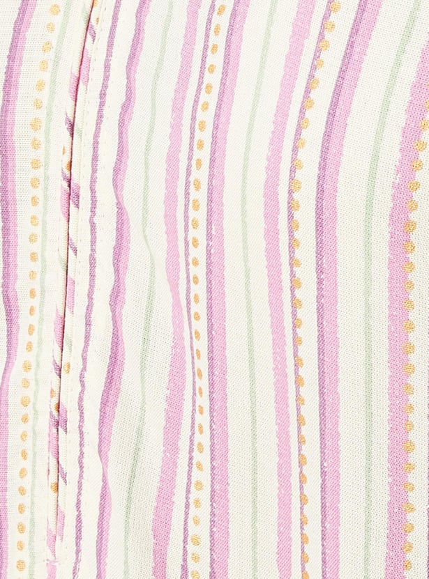Women Striped Kurta with Palazzos