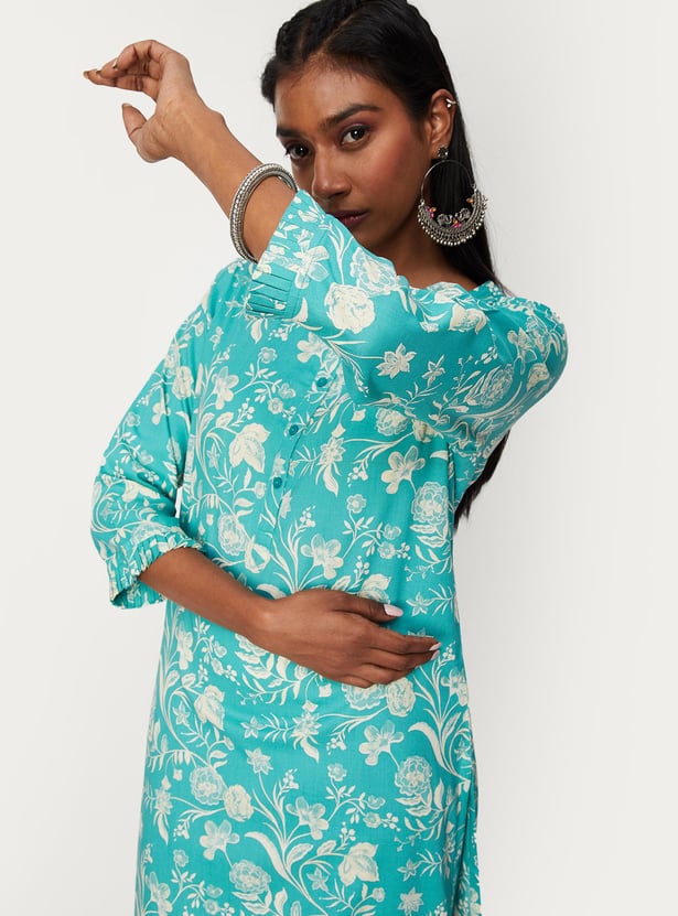 Women Floral Printed Kurta and Palazzos