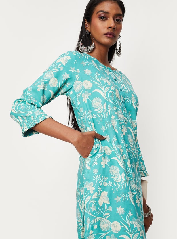 Women Floral Printed Kurta and Palazzos