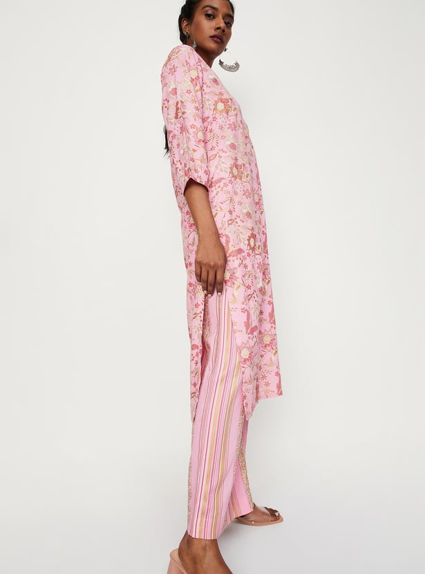 Women Floral Printed Kurta and Palazzos