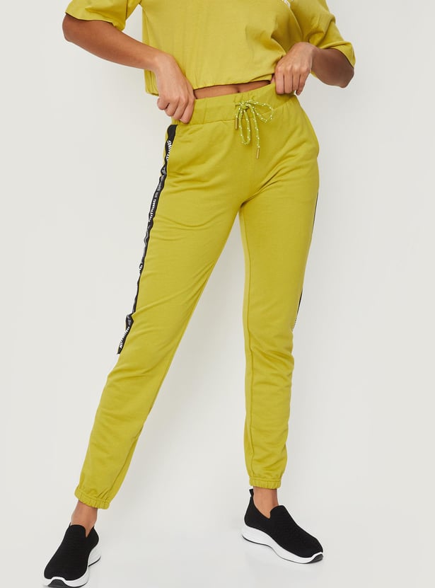 Women Side Cut and Sew Sports Joggers
