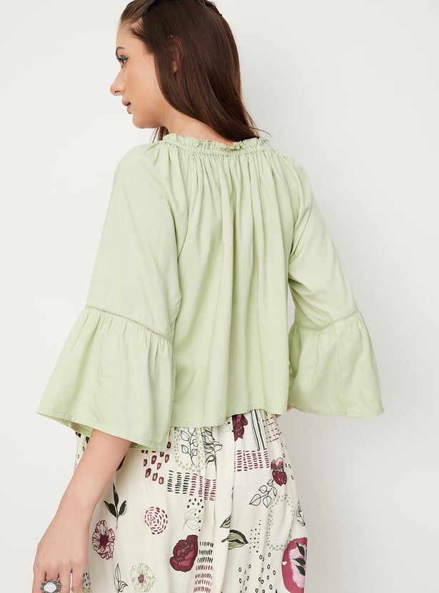 Women Printed Off-Shoulder Top