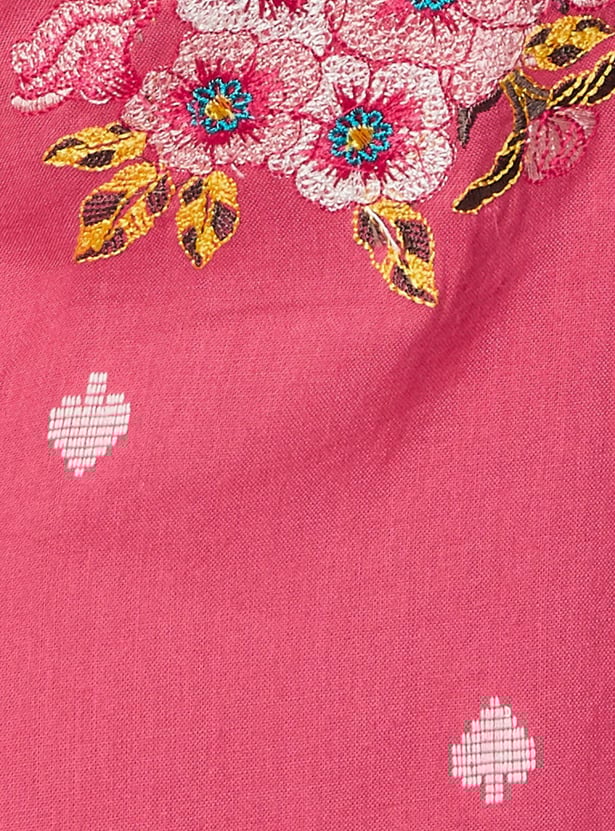 Women Embroidered Asymmetric Dress