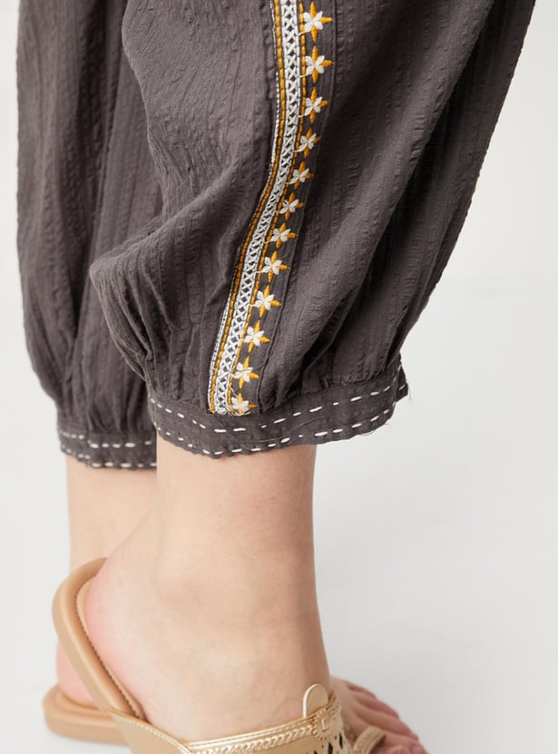 Women Embroidered Ethnic Joggers