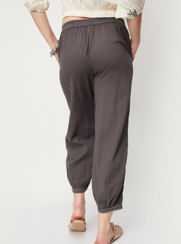 Women Embroidered Ethnic Joggers