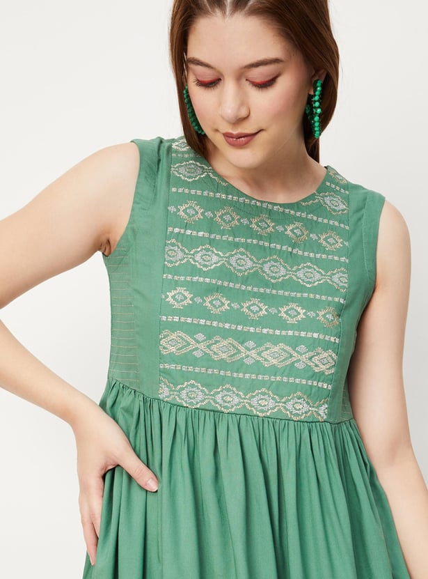 Women Embroidered Dress