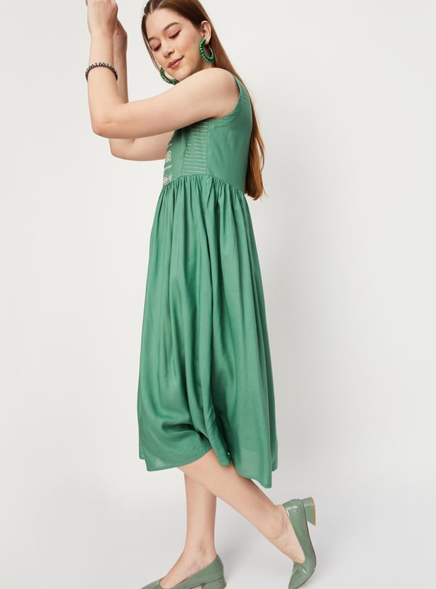 Women Embroidered Dress