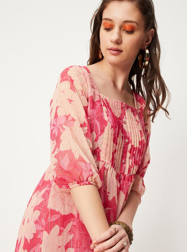 Women Floral Printed Maxi Dress