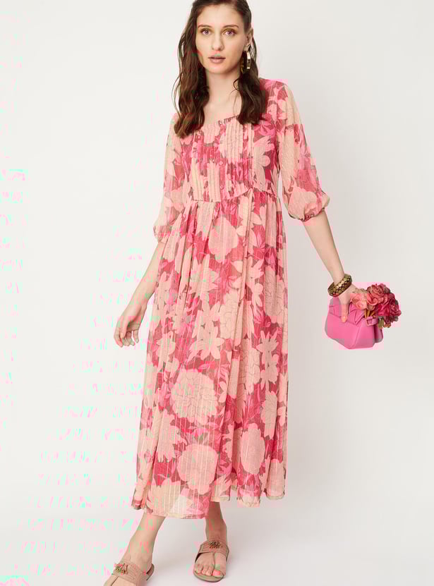 Women Floral Printed Maxi Dress