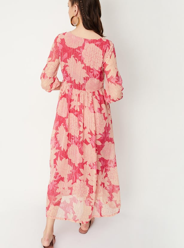 Women Floral Printed Maxi Dress