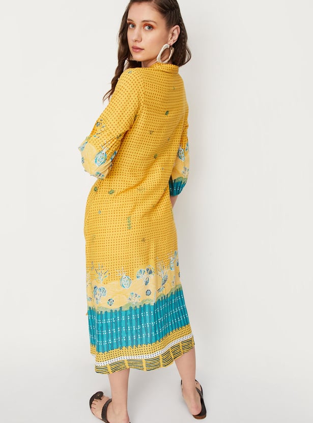 Women Printed Shirt Dress