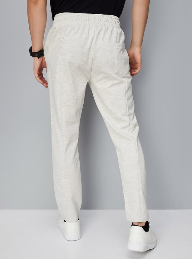 Men Solid Skinny Fit Athleisure Track Pants