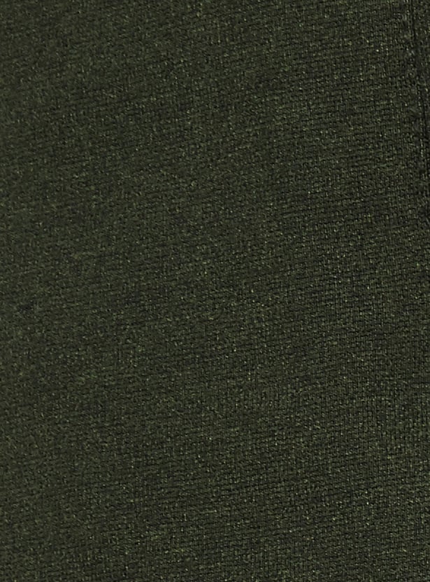 Men Solid Athleisure Cargo Joggers