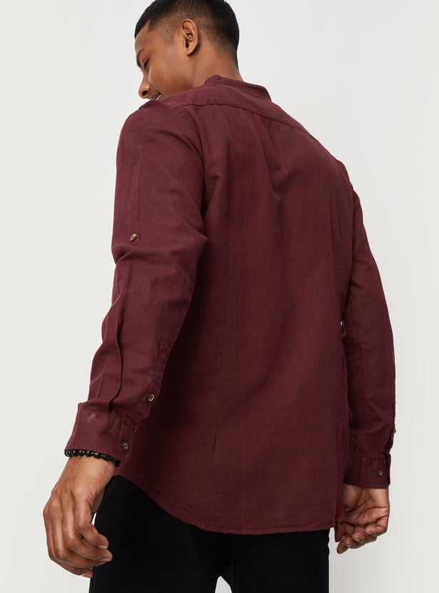 Men Solid Short Kurta