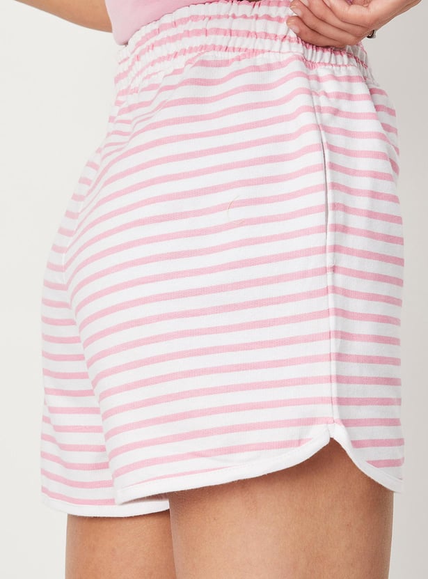 Girls Printed Knit Shorts