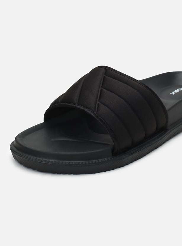 Men Quilted Sliders