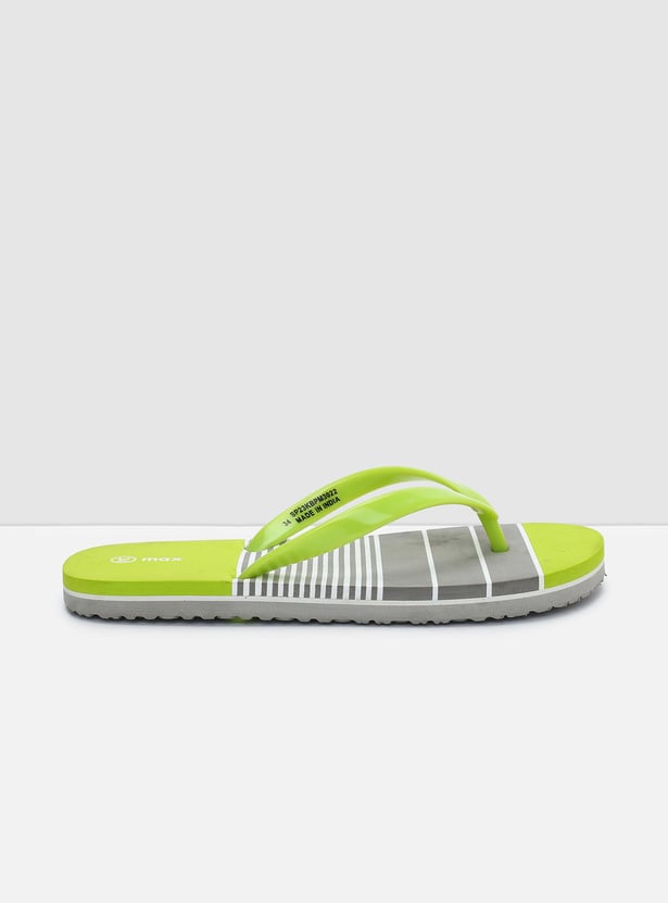 Boys Colourblock V-Strap Slippers