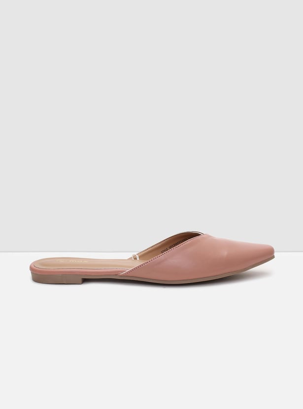 Women Colourblock Closed-Toe Mules