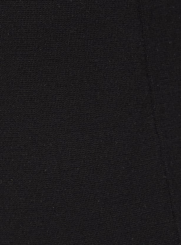 Women Pintuck Knit Casual Trousers