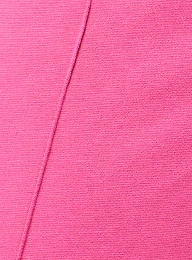 Women Panelled Flared Knit Trousers