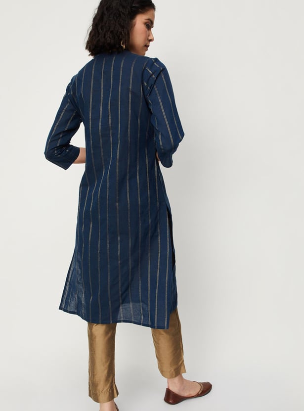 Women Colourblock A-line Kurta