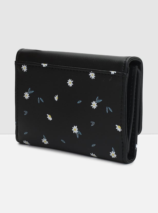 Women Printed Small Bi-Fold Wallet