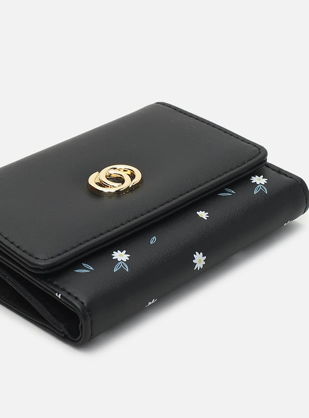 Women Printed Small Bi-Fold Wallet