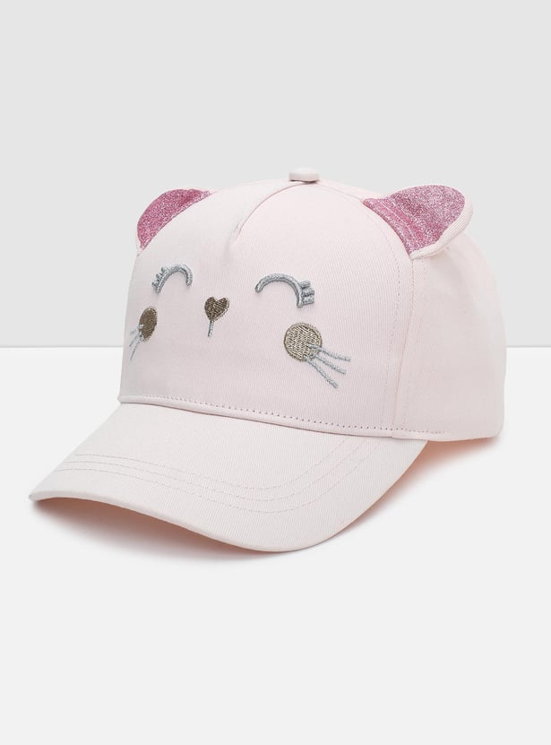 Girls Embroidered Baseball Cap