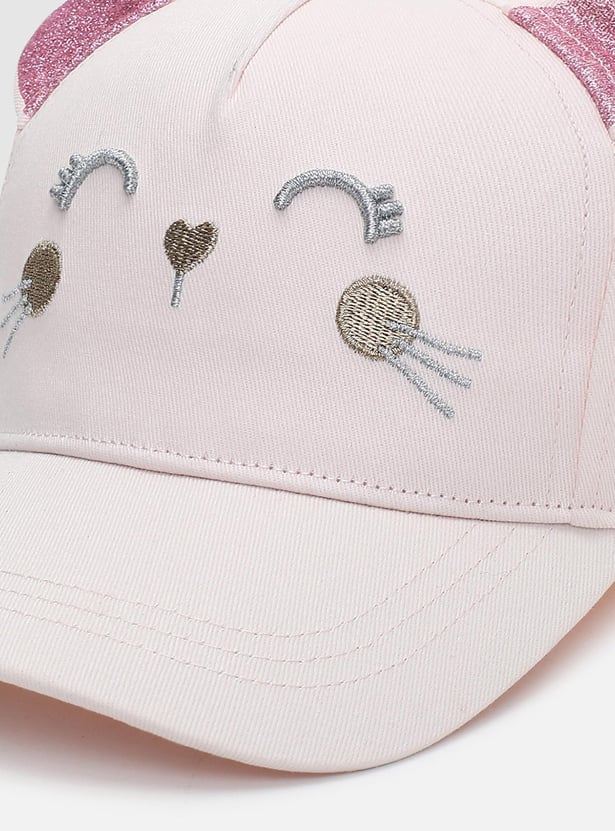 Girls Embroidered Baseball Cap