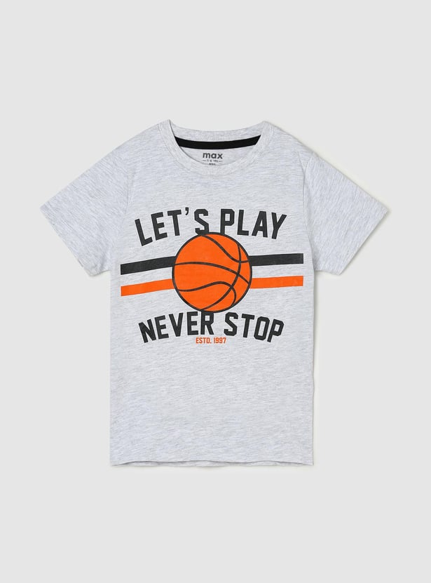 Boys Graphic Crew Neck T-shirt