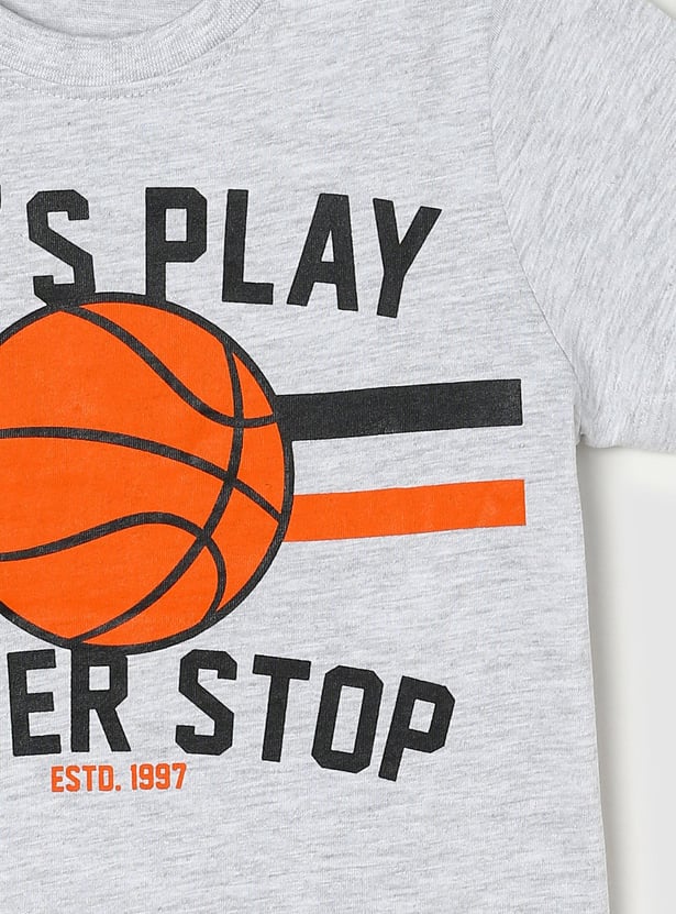 Boys Graphic Crew Neck T-shirt