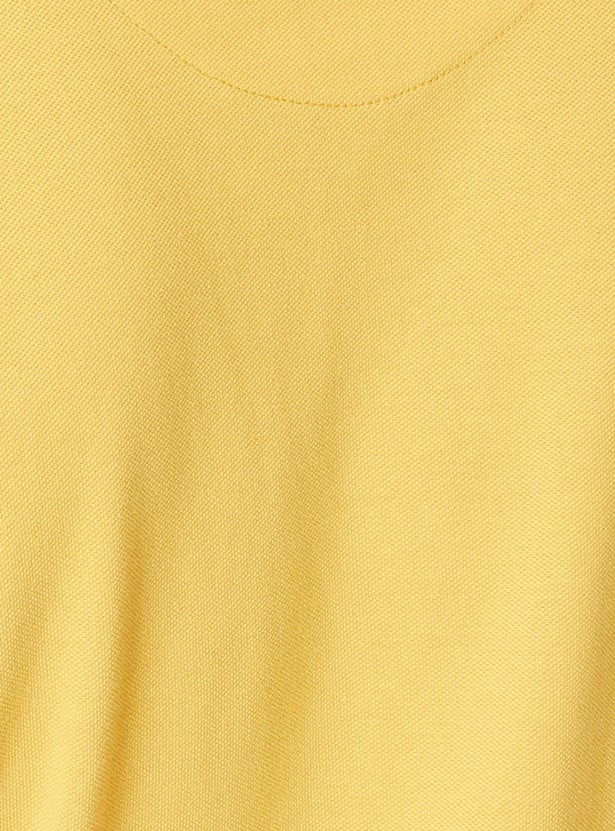 Men Colourblock Slim Fit Polo